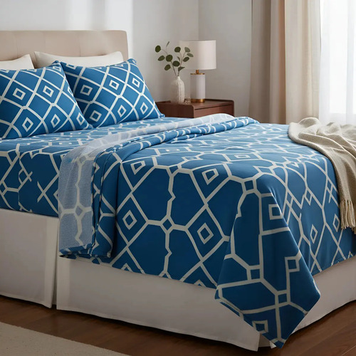 [KO-POL-047] Sábana Polar Invernal Térmica Suave Calientita King Size (Azul, Azul/Rojo)