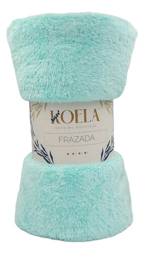 [KO-BOR-066] Cobija-frazada Borrega Ultra Suave Matrimonial Jumbo Manta (Agua, Liso)