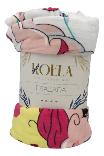 Cobija King Size Estampada Ultra Suave Frazada Manta Koela (Agua, Dinosaurio)