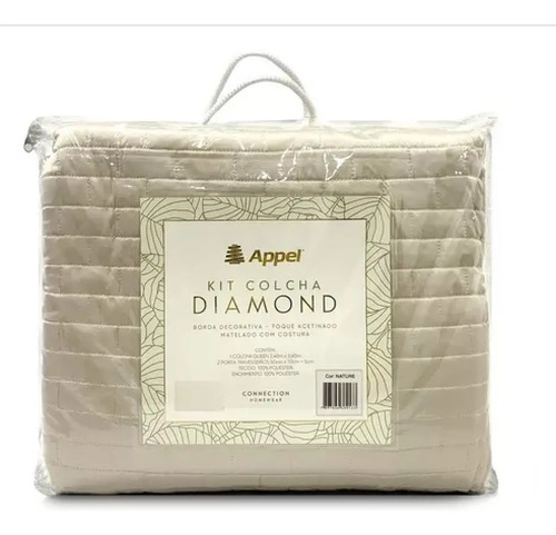 [KO-COB-095] Edredón Satinado Elegante Ligero Matrimonial Y Queen Size (Matrimonial Beige)