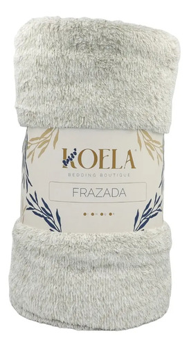 [KO-POL-031] Manta Frazada Cobija Polar Ultra Suave Matrimonial Koela (Gris)