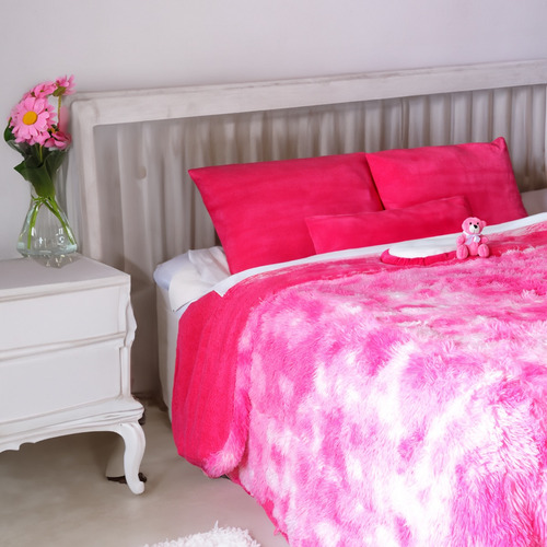 Combo: 2 Edredones Faux Fur Pelo Matrimonial Jumbo A Elegir